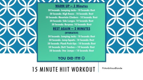 20 Minute HIIT Workout